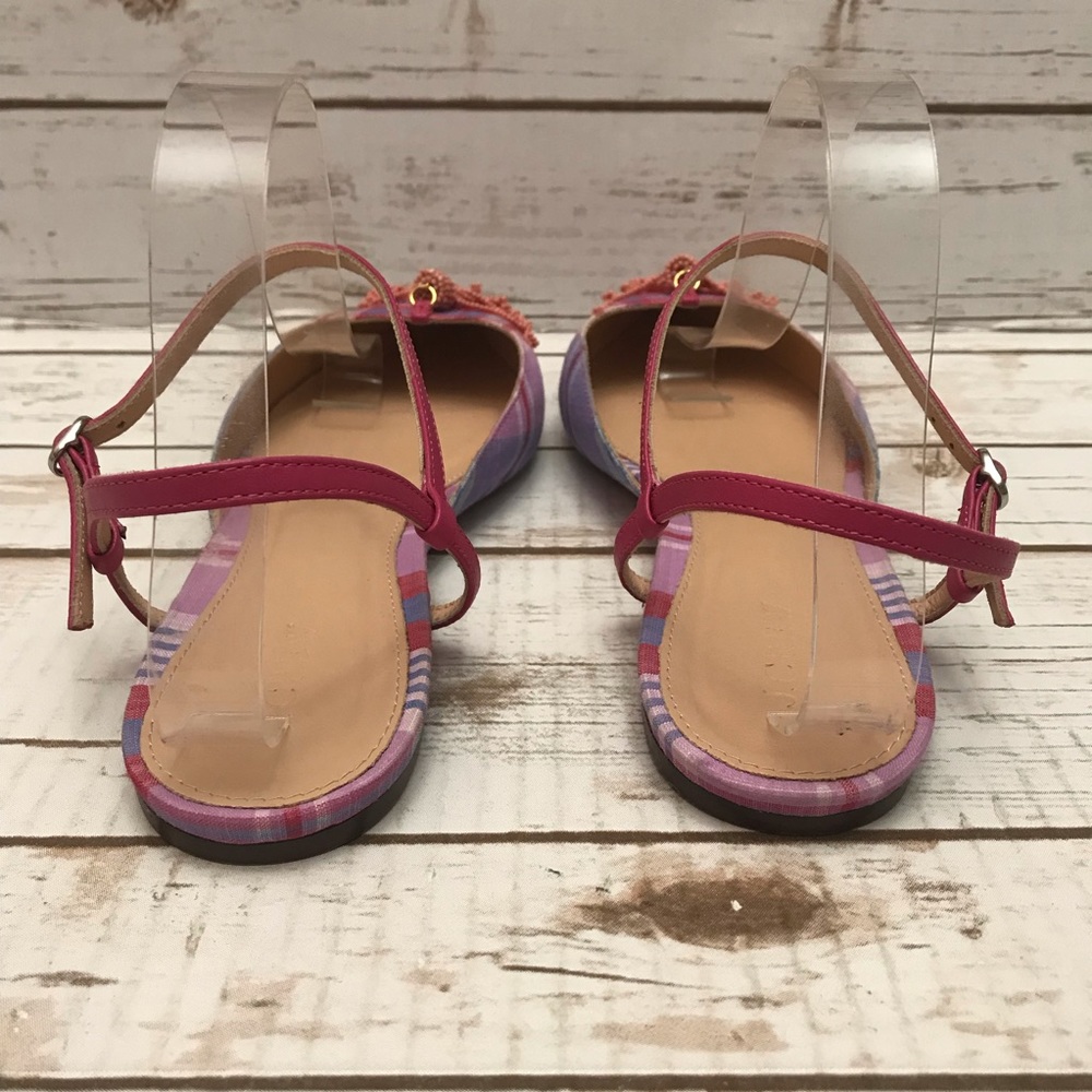 J Crew Plaid Tassel Flats B3-3-11-25 - Picture 4 of 7